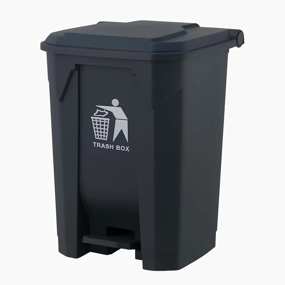Fibre Plastic Pedal Bin – Durable & Hands-Free