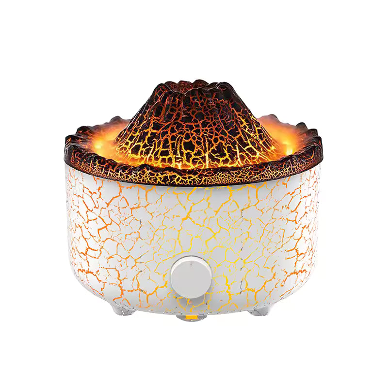 Clarify.pk air humidifier designed as a glowing volcano aromatherapy essential oil diffuser