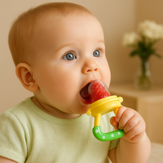 Baby Fruit Feeder Pacifier – Safe Feeding Pacifier for Infants (Random Color)