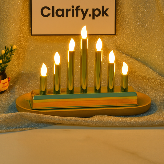 LED 7 Candle Set – Flameless Decorative Candle Lights
