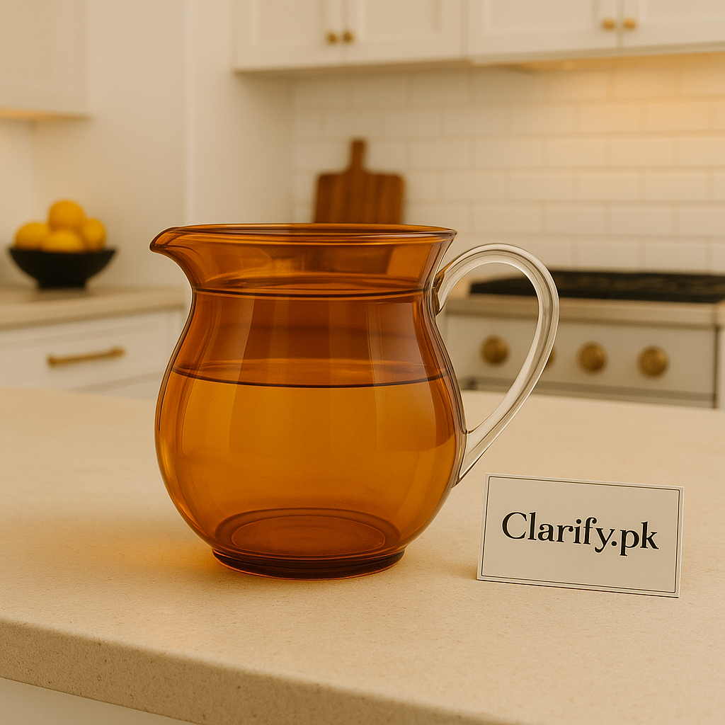 Acrylic Drink Pitcher with Lid – Stylish Durable Water Jug