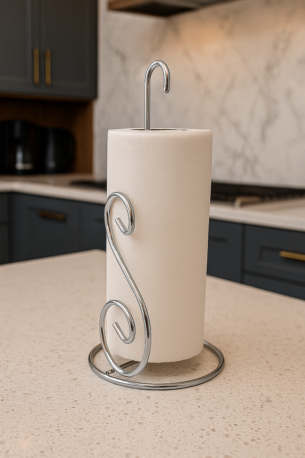 Metal Tissue Paper Holder – Silver Finish