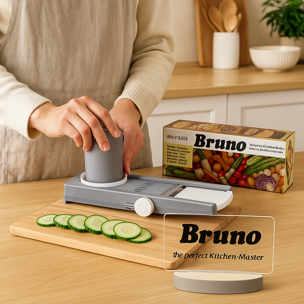 Kitchen Master Bruno Slicer – Multi-Function Vegetable & Fruit Cutter