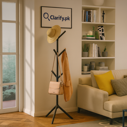 Iron Coat Rack – Durable Standing Clothes & Hat Hanger