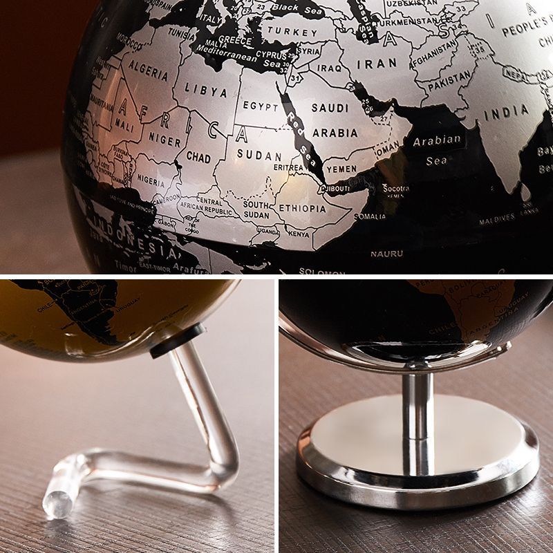 Movable World Globe – 360° Rotating Educational & Decorative Globe (Small)