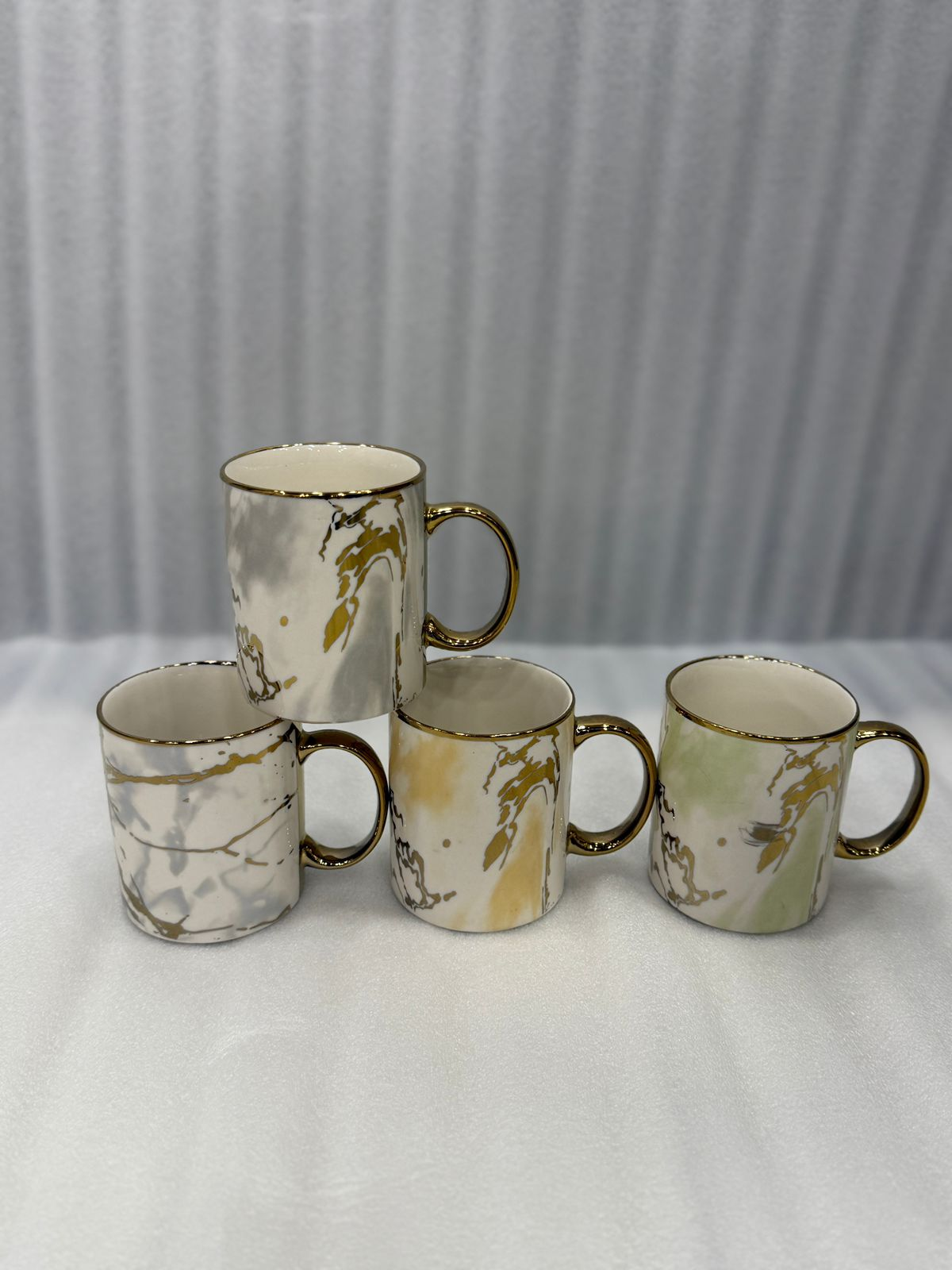 Modern Marble Pattern Mug – Luxury Ceramic Coffee Cup (Each)