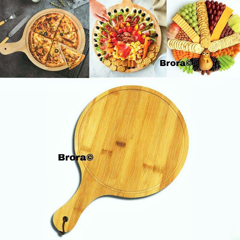 Premium Wooden Pizza Serving Tray