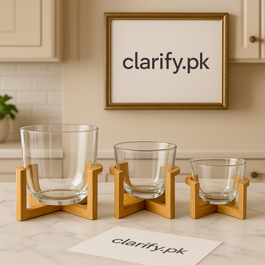 Glass Bowl with Stand – Elegant Display & Serving