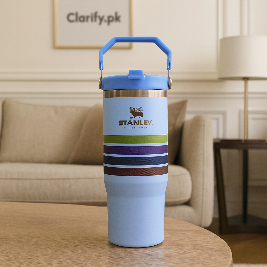 Stanley 30oz Flip Straw Tumbler – Sky Blue Edition