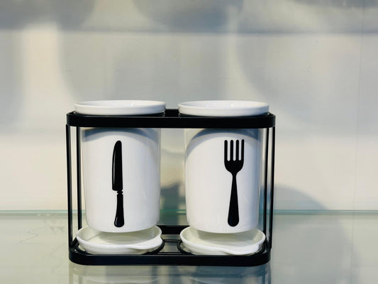 Metal Stand Spoon Holder – Kitchen Organizer