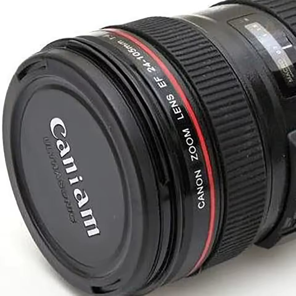 Clarify.pk camera lens coffee mug designed to look like a Canon zoom lens with realistic details