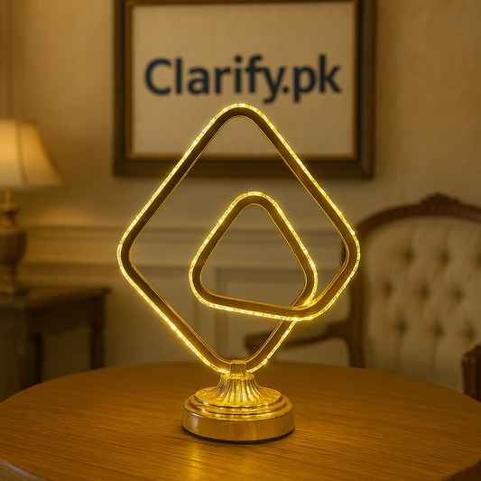 Luxurious Metal LED Lamp – Modern Decorative Light for Living Room & Bedroom