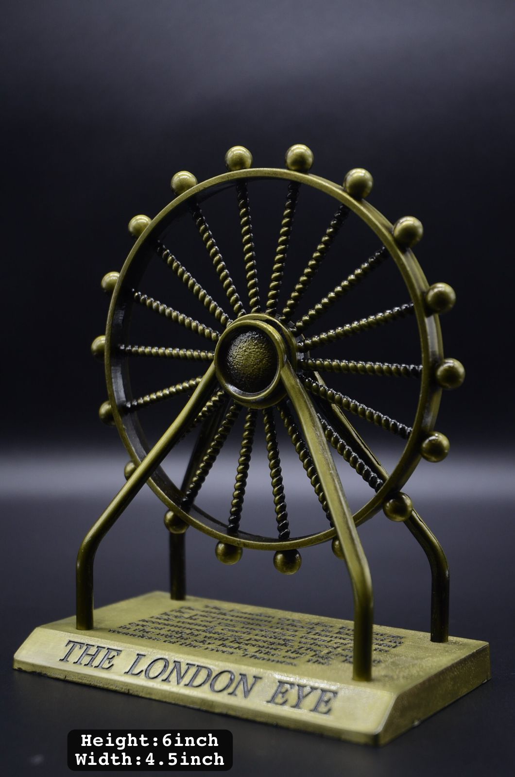 Metal London Eye Showpiece – Premium Home & Office Decorative Ornament