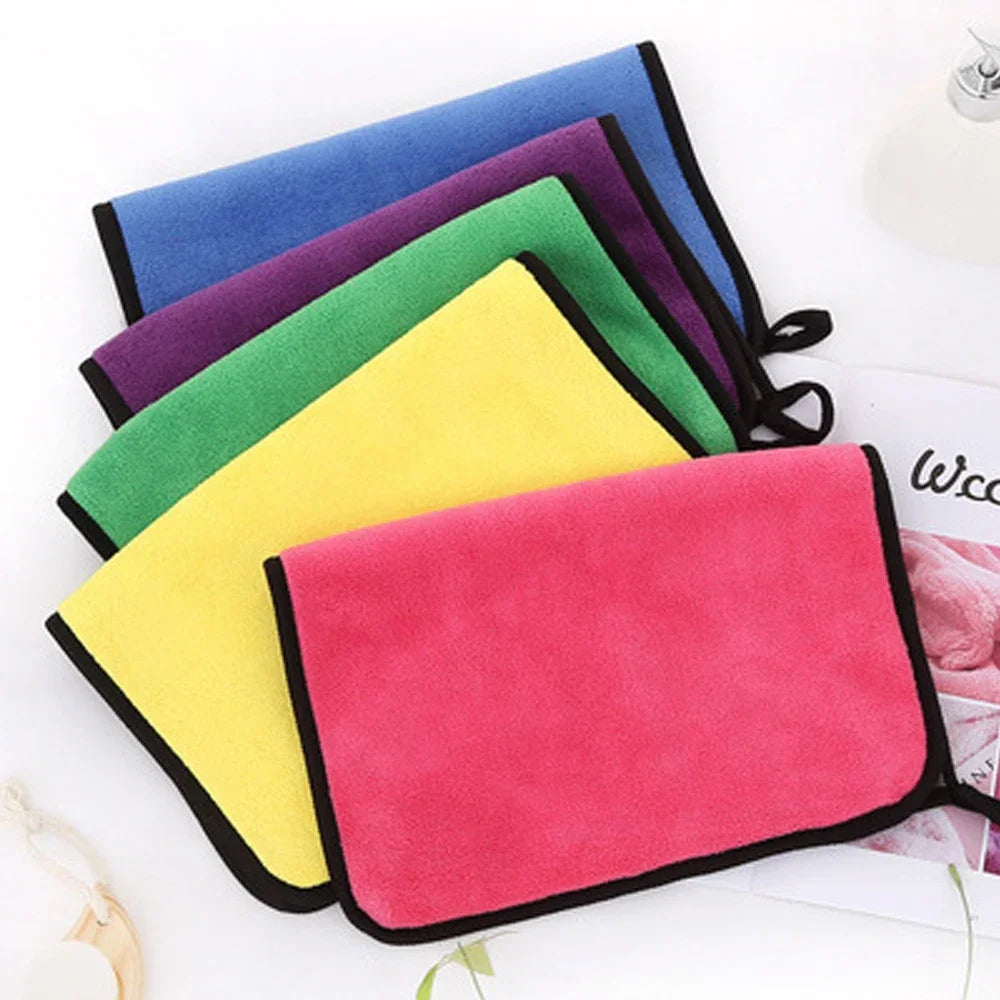 Clarify.pk colorful microfiber cleaning towel set for car cleaning with multiple vibrant colors