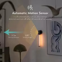 Clarify.pk cordless USB desk lamp with automatic motion sensor and 3.7 meter sensing distance