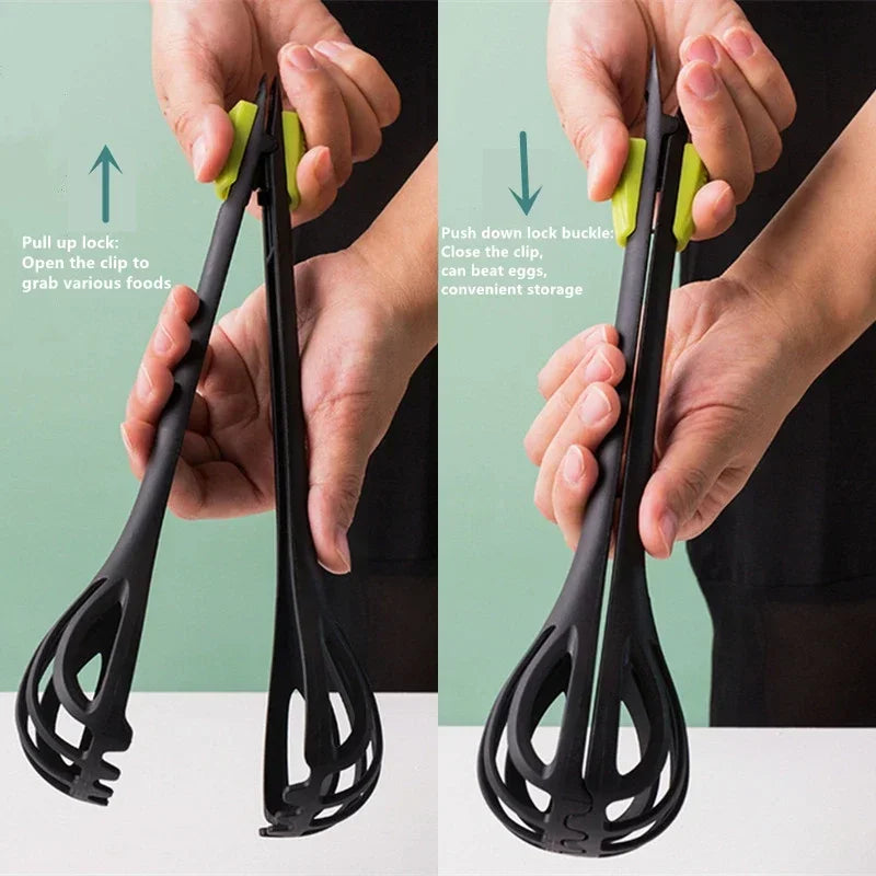 Creative food clip for baking with a locking mechanism for grabbing and beating eggs by Clarify.pk