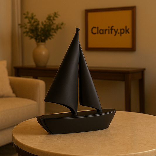 Fiber Ship Decoration Showpiece – Premium Home & Office Decor