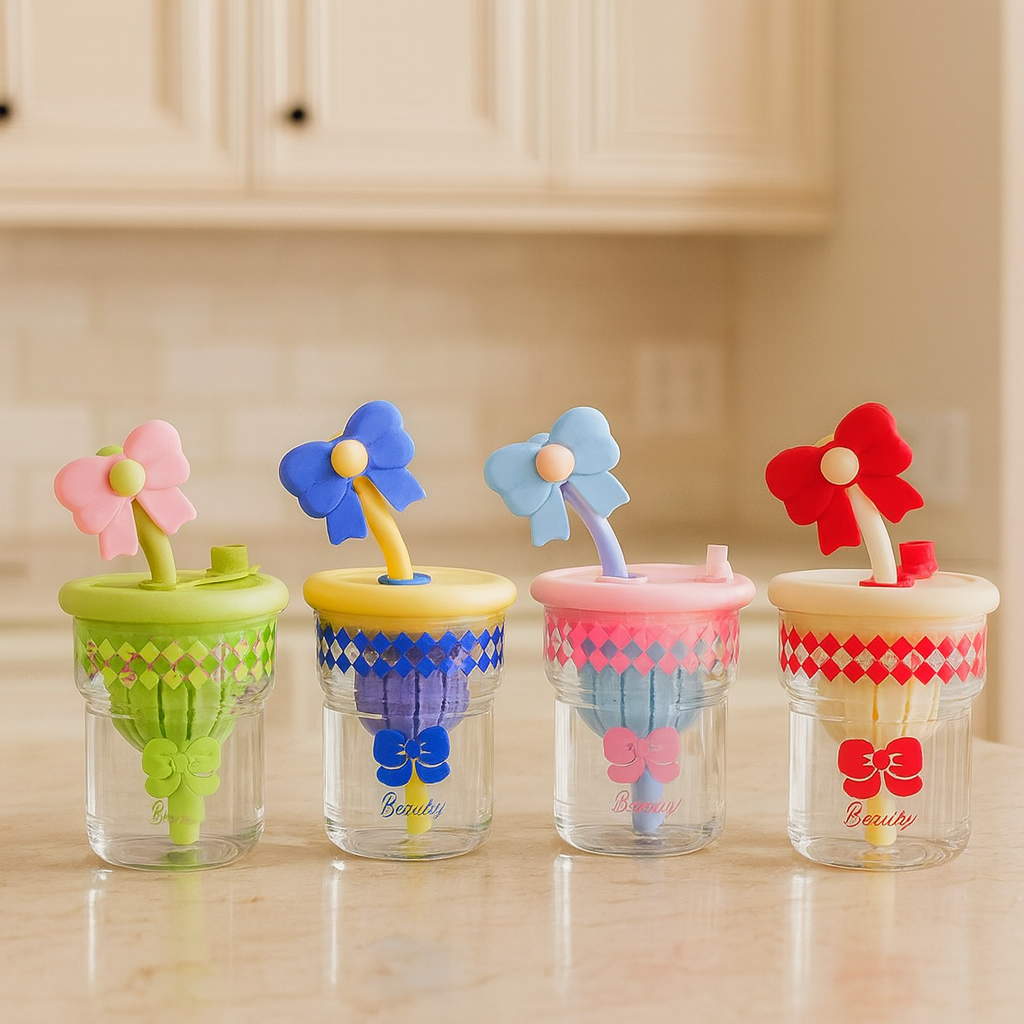 500ml Glass Infuser Cup – Elegant Tea & Fruit Infuser (Random Color)