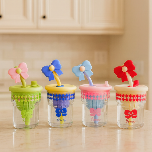 500ml Glass Infuser Cup – Elegant Tea & Fruit Infuser (Random Color)