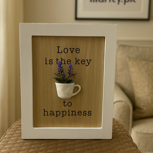 Wooden Key Box – Flowers Design Wall Mounted Organizer