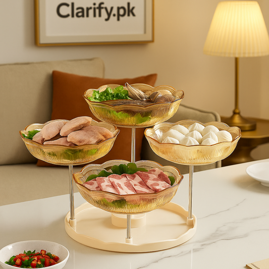 5-Head Starving Fruit Basket – Modern Kitchen Organizer