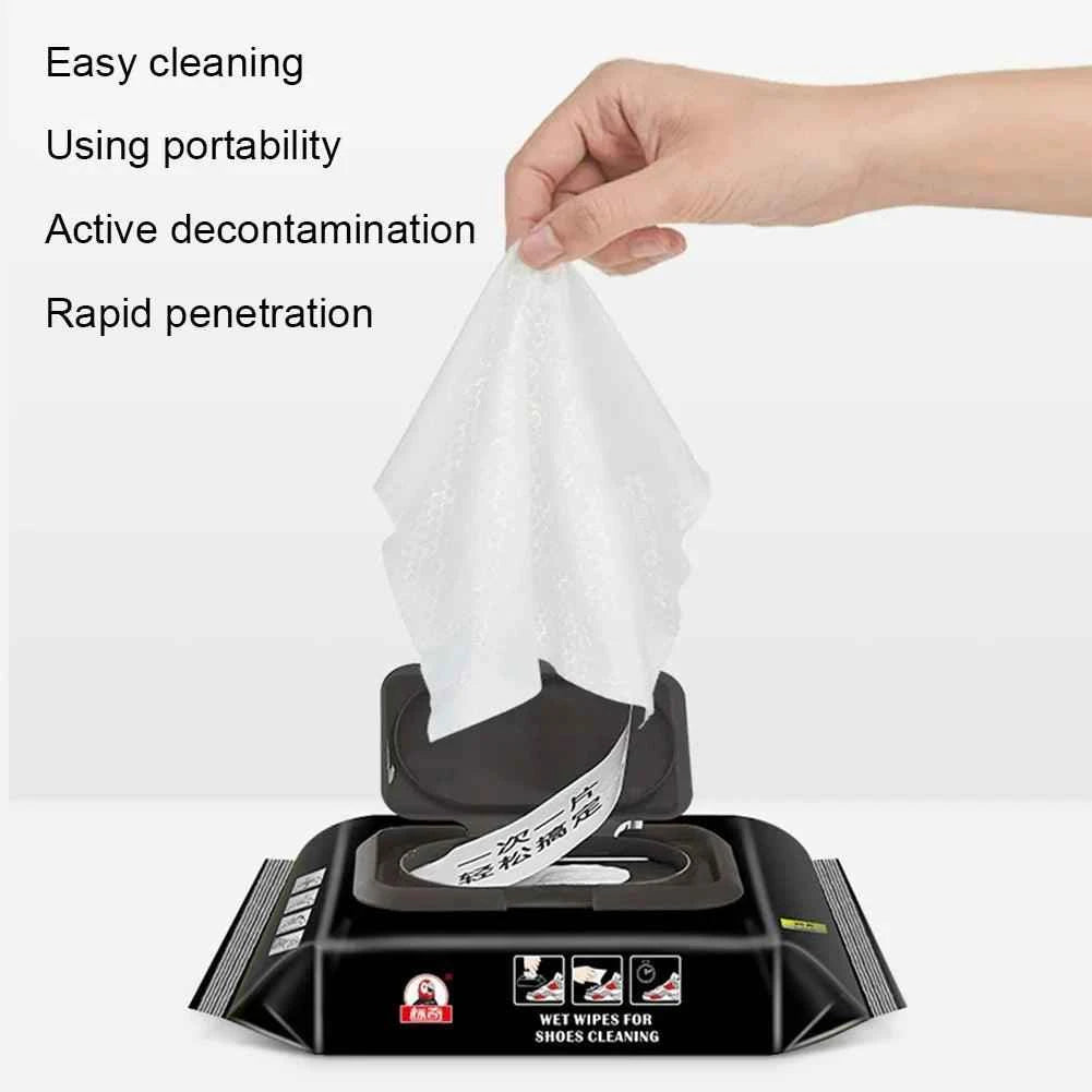 80Pcs Pack Shoes Cleaning Wipes. Buy 1 Get 1 Free
