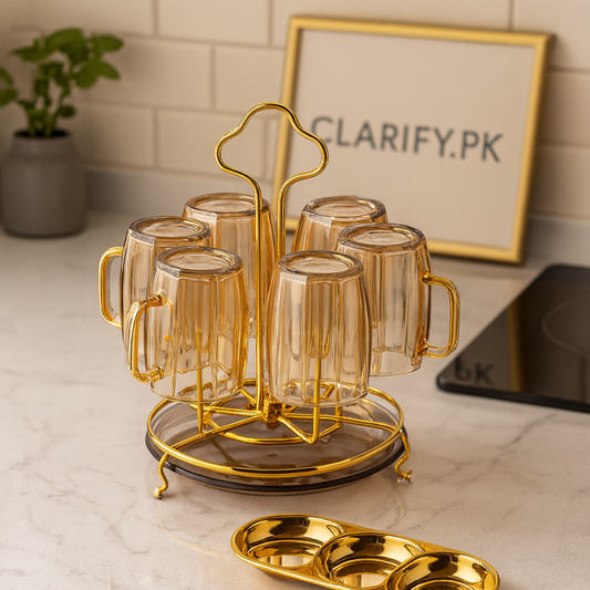 Luxury Glass Display Stand – Elegant Home Decor