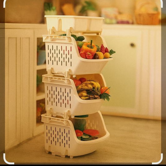 3 Layer Fruit Basket – Kitchen Storage Rack