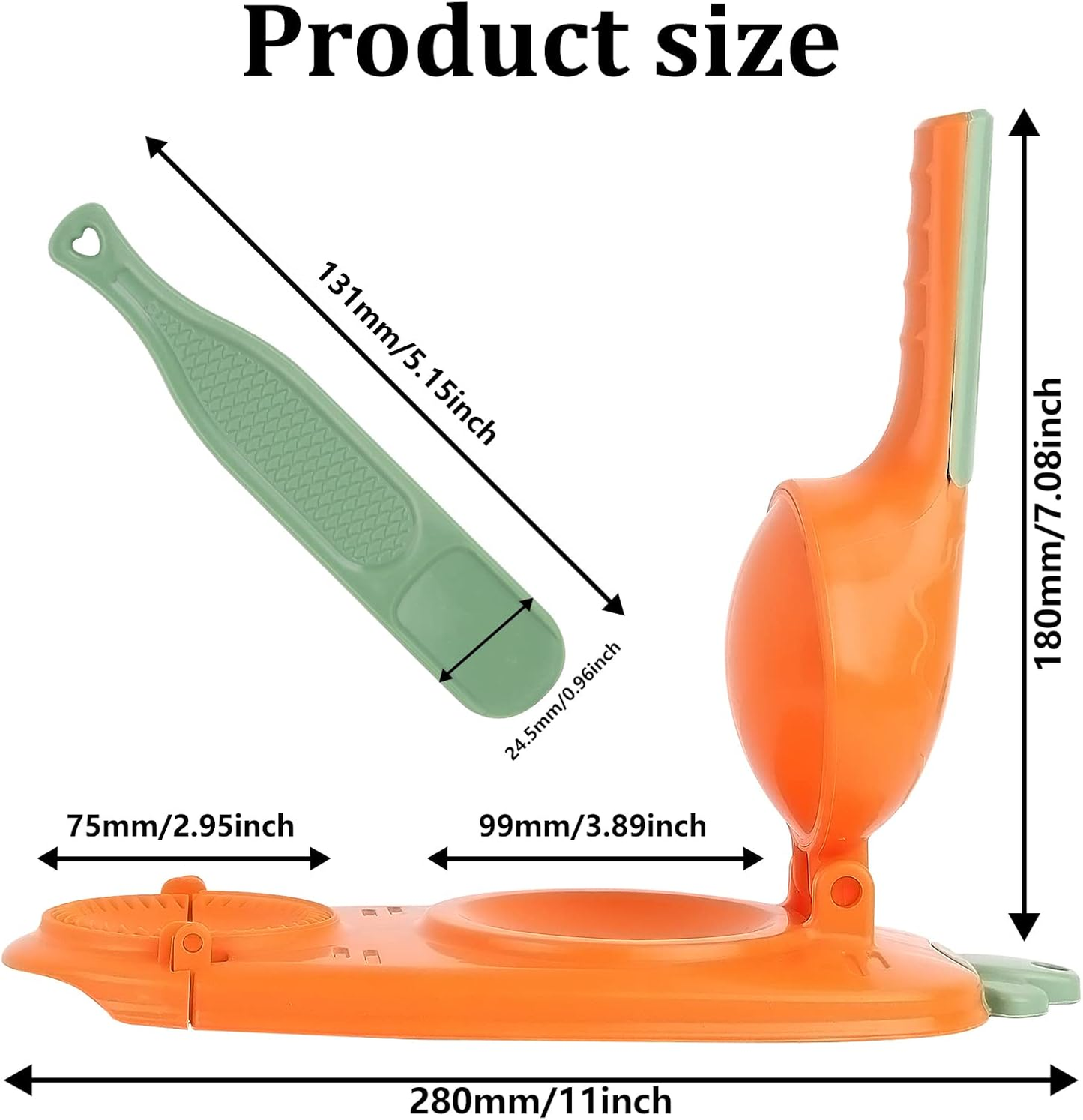 2-in-1 Dumpling Maker – Easy Press & Mold Tool