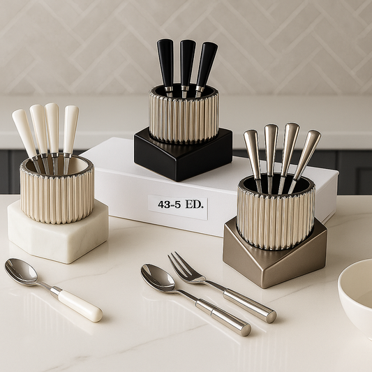 Ceramic 6pcs Fork Set – Elegant Dining Cutlery Set