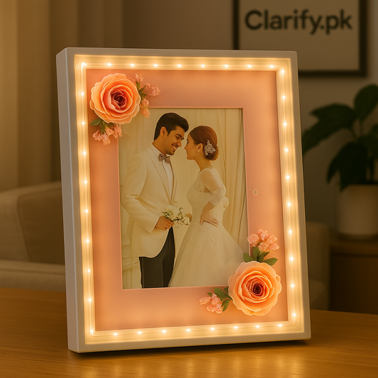 LED Couple Photo Frame – Romantic Decorative Gift