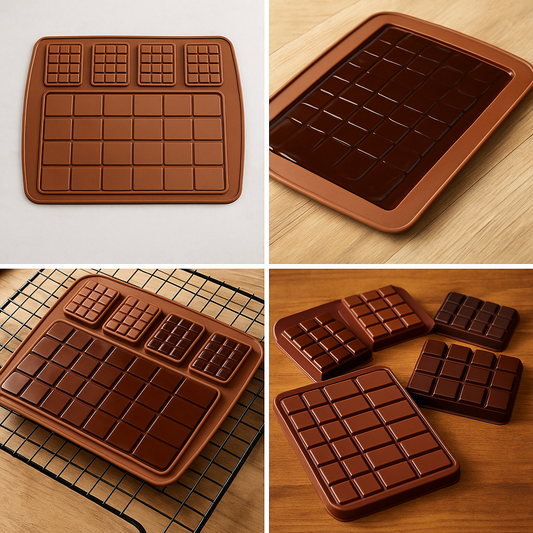 Silicone Molds for Chocolate, Kunafah & Jelly – Non Stick