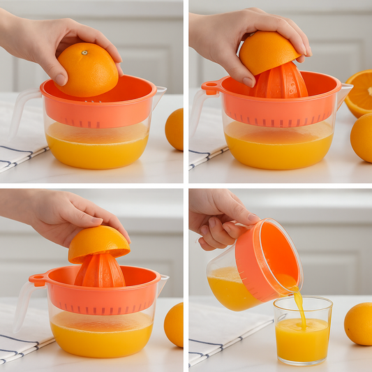 Manual Citrus Squeezer – Heavy Duty Lemon & Orange Juicer