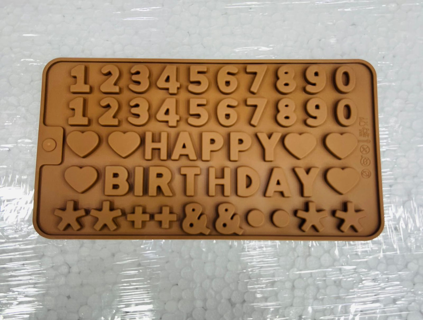 Silicone Alphabet Mold for Chocolate, Kunafah & Jelly