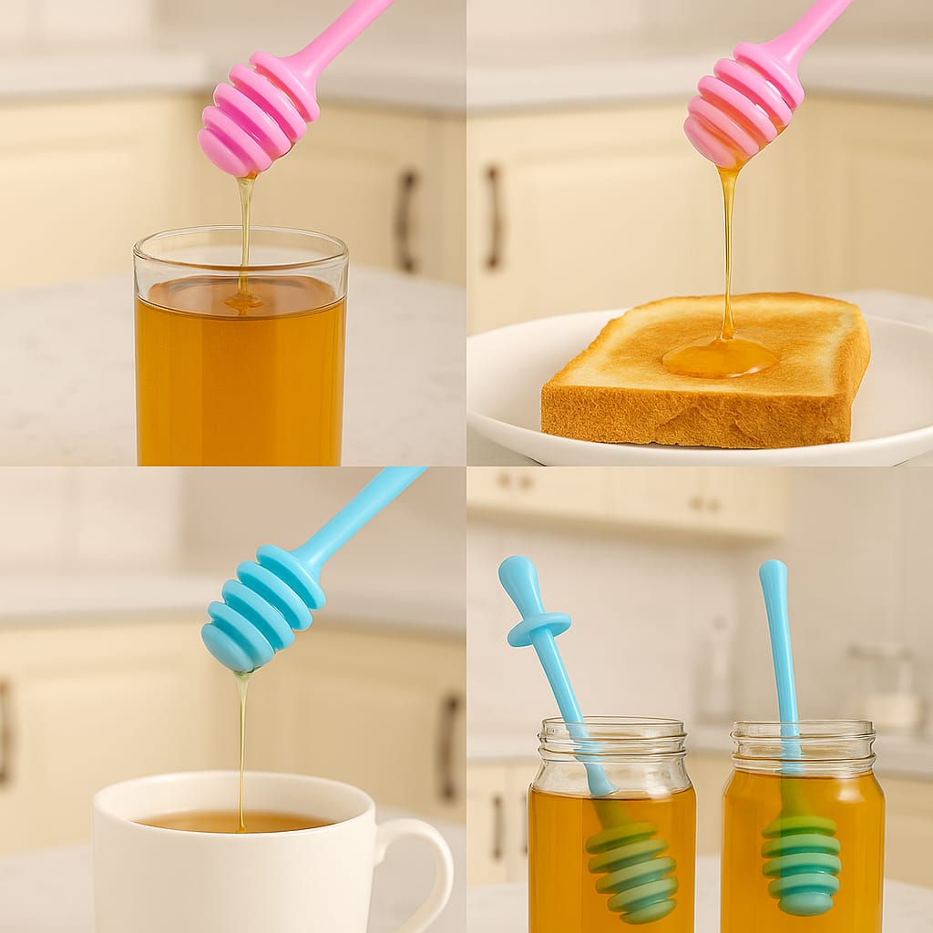 Pack of 3 Plastic Honey Sticks – Easy & Convenient