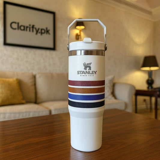 Stanley 30oz Travel Tumbler – White Edition