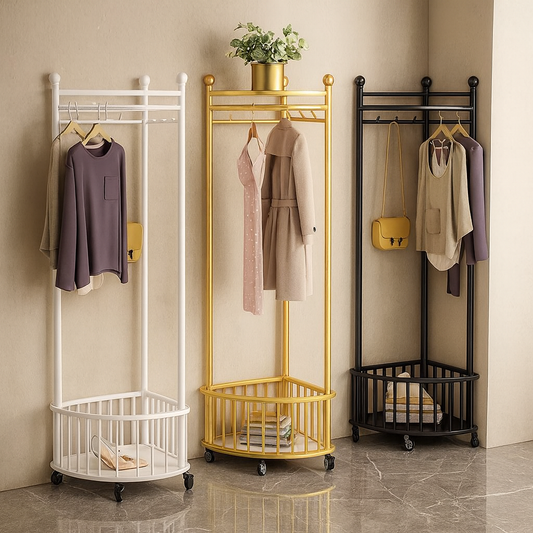 Heavy Duty Iron Corner Rack – Kitchen & Home Storage