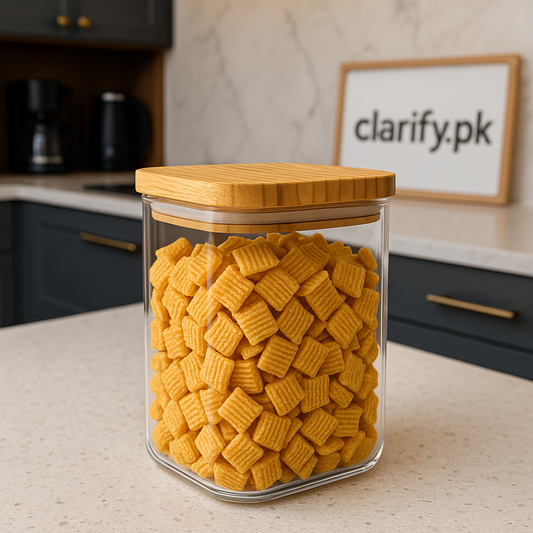 Premium Square Kitchen Storage Jar