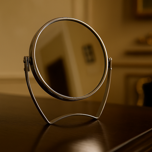 Mini Portable Makeup Mirror – Compact Travel Size