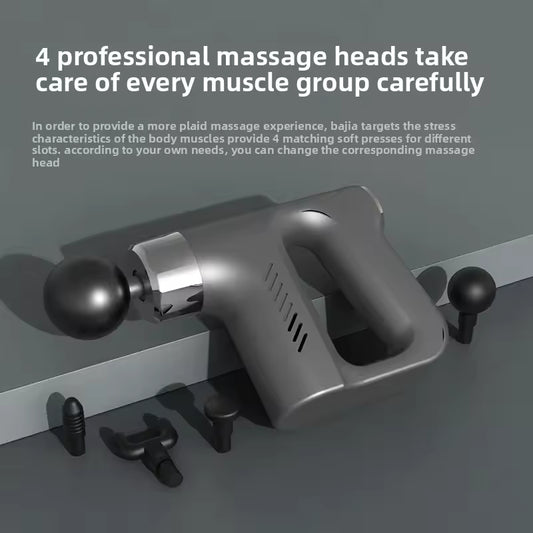 Clarify.pk electric muscle relaxation massager with 4 professional interchangeable massage heads