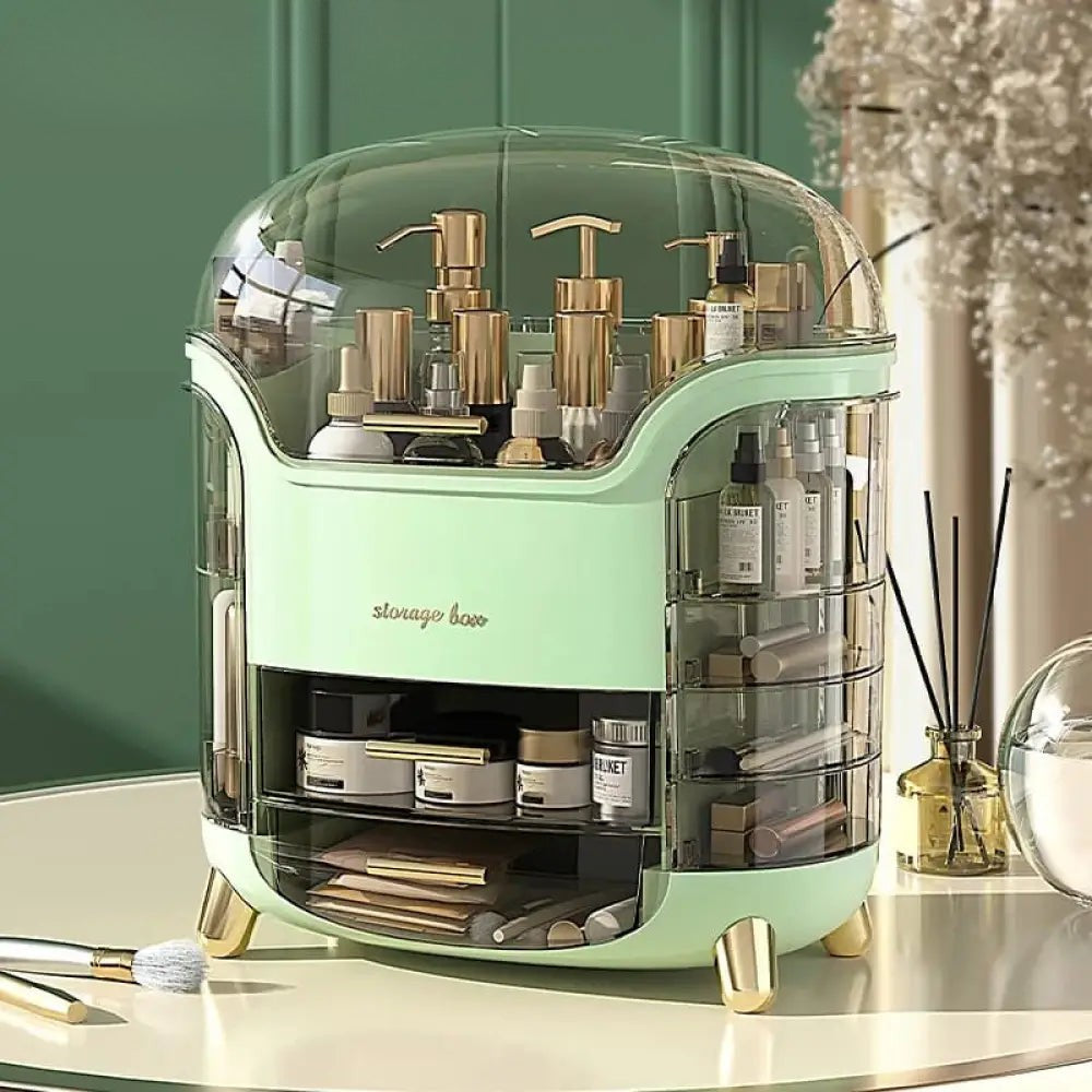 Luxury Cosmetic Organizer for Elegant Desktop Storage Solutions