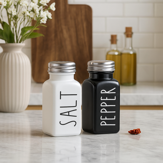 Salt & Pepper Shaker Pair – Elegant Tabletop Set