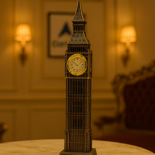 Metal Antique Big Ben Tower – Vintage Decorative Showpiece