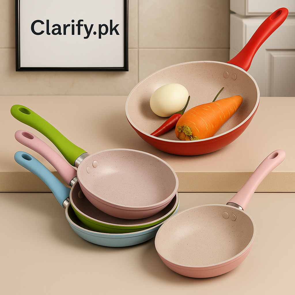 Colored Non-Stick Fry Pan – Durable Cooking Pan for Everyday Use
