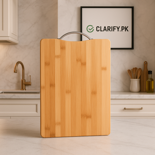 Eco Bamboo Wooden Cutting Board – Durable & Antibacterial