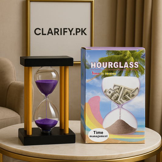 15-Minute Hourglass Timer – Sand Timer for Home & Office