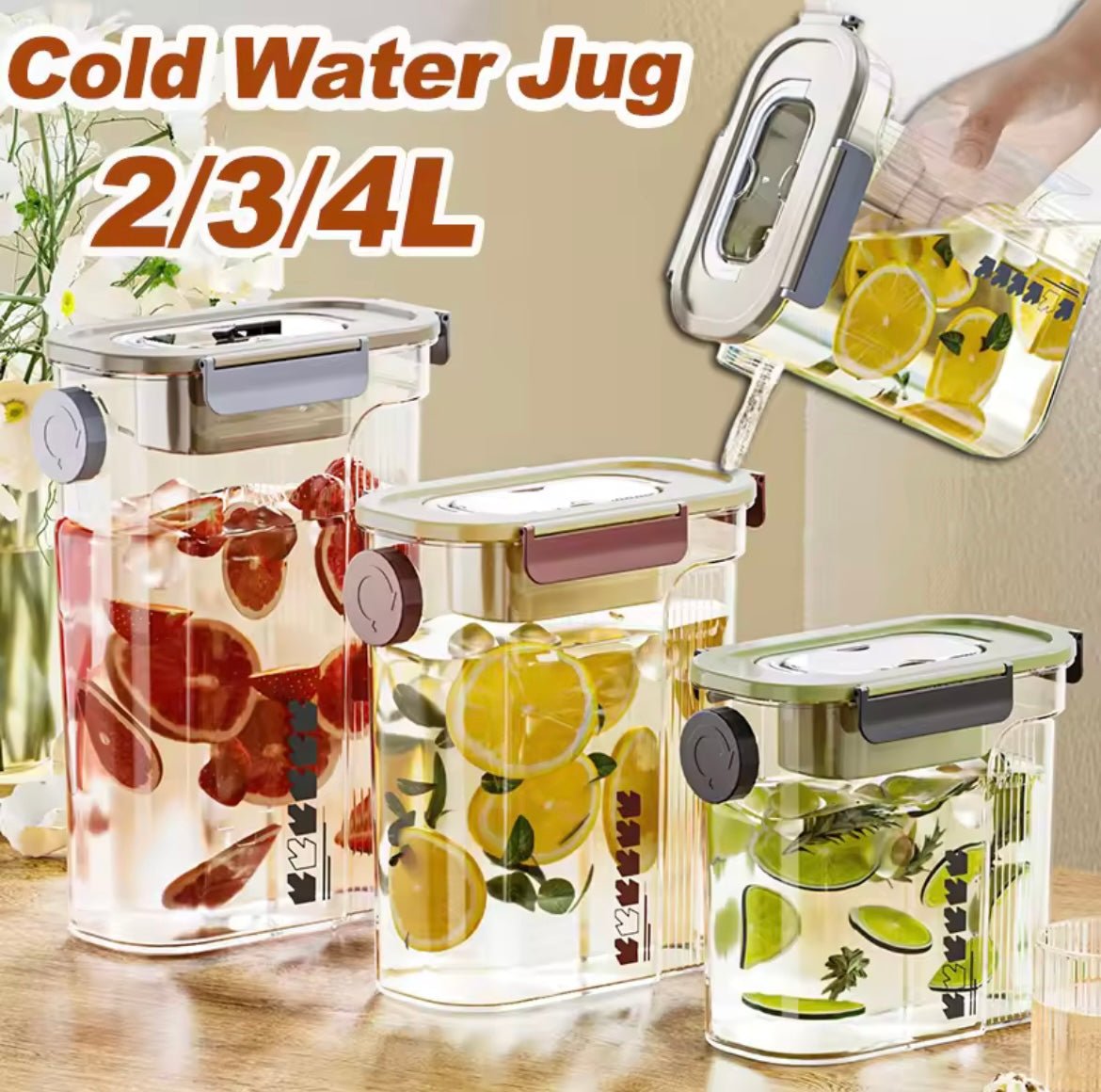 Food & Drink Storage Jar – Airtight Kitchen Container - Clarify.pk