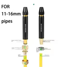 Clarify.pk high pressure wash gun for garden use compatible with 11-16mm pipes black design