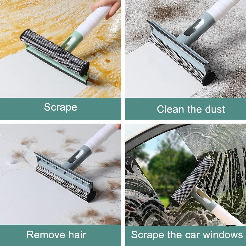 Clarify.pk 3 in 1 glass cleaning tool used for scraping, cleaning dust, removing hair, and cleaning car windows