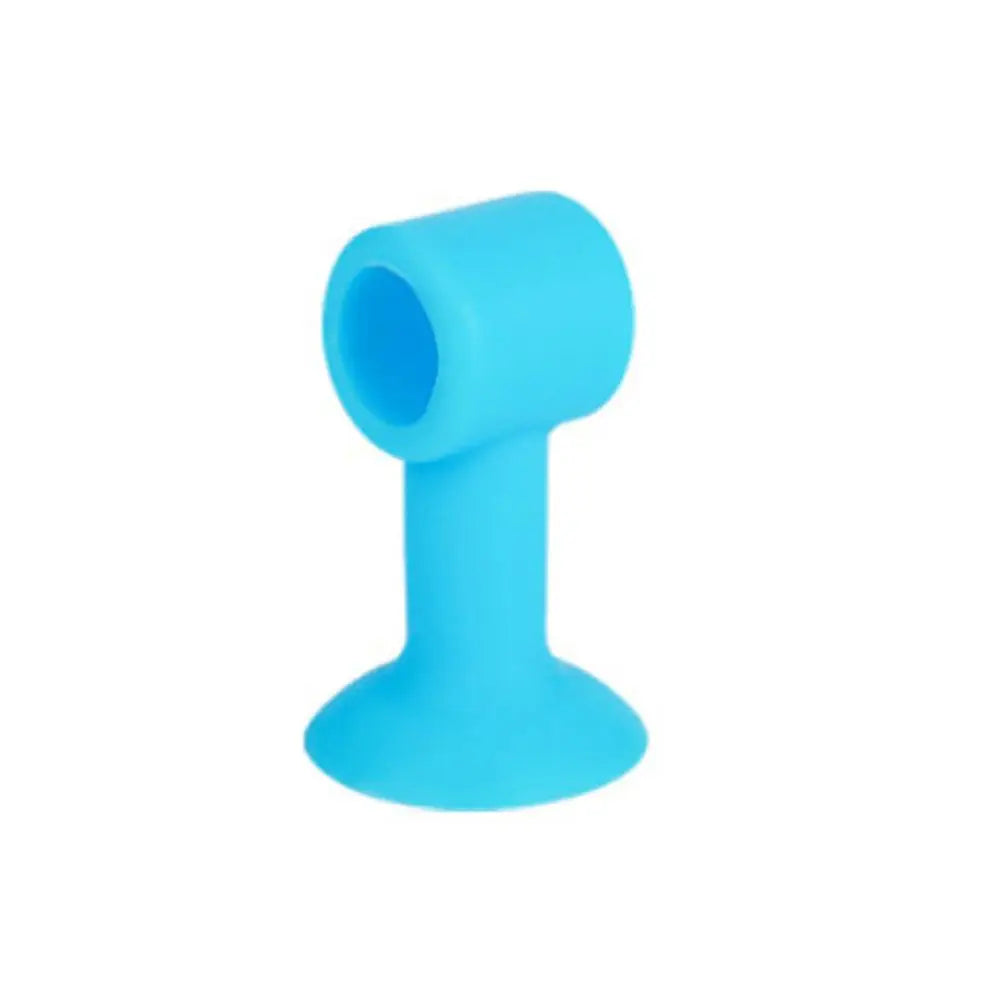 Clarify.pk pack of 5 silicone door handle stopper in blue for protecting walls and doors